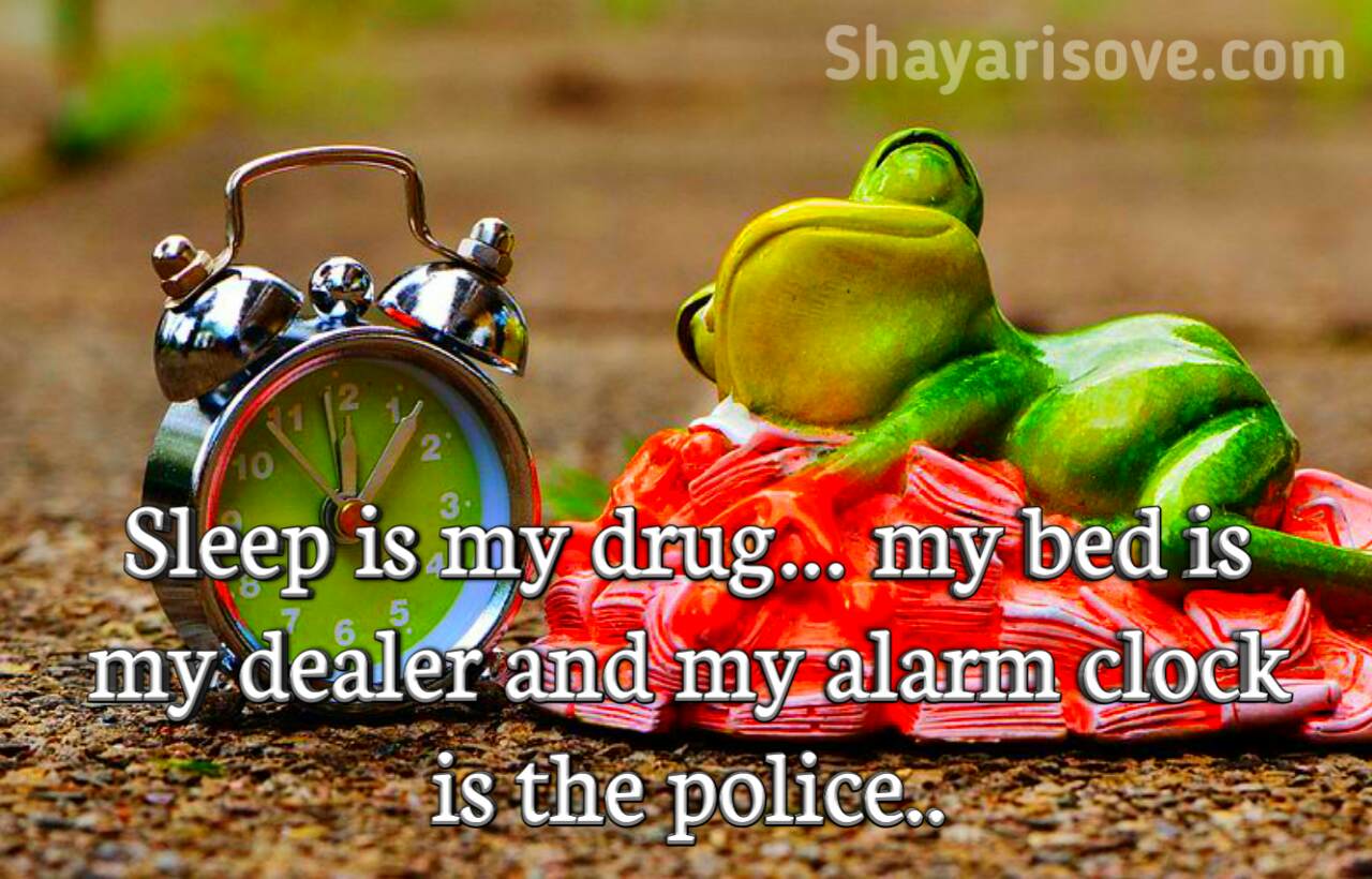 Sleep is my drug