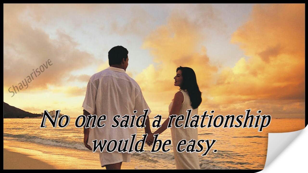 Relationship be easy