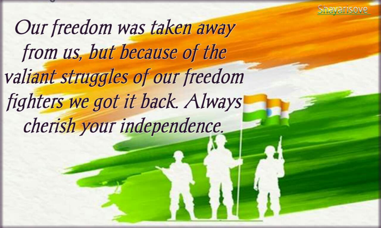 Our freedom