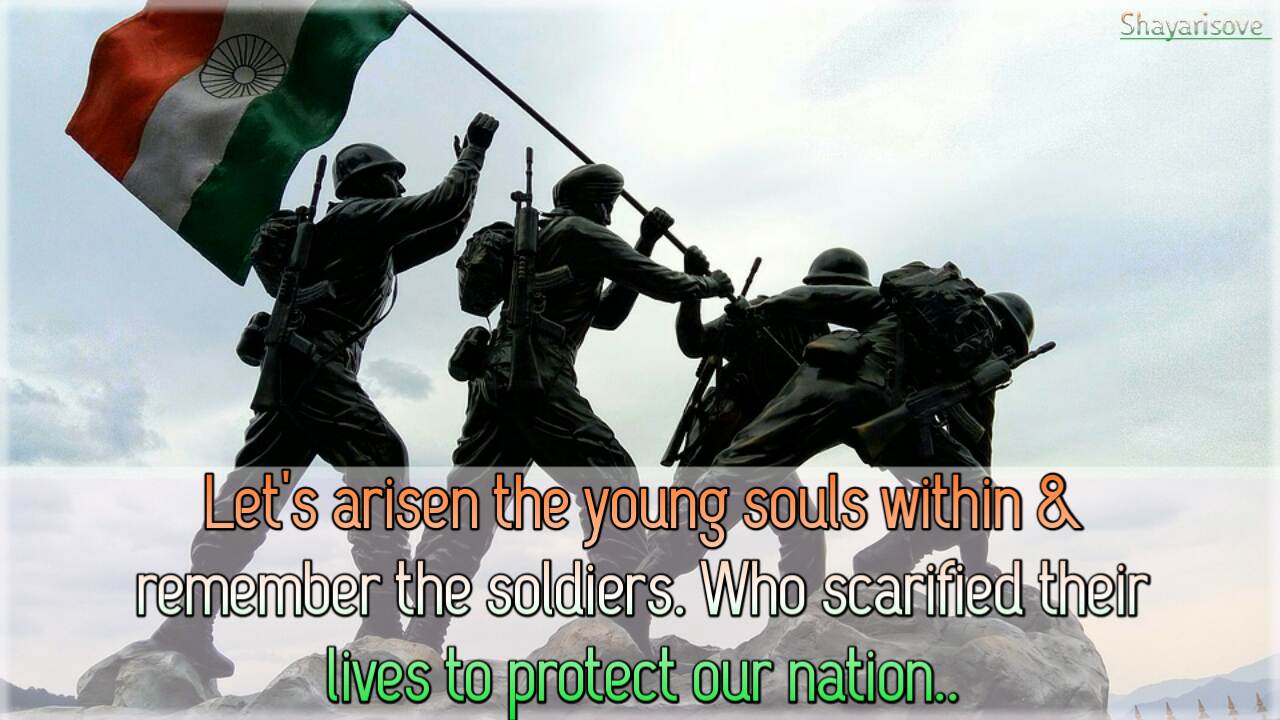 Remember the soldiers