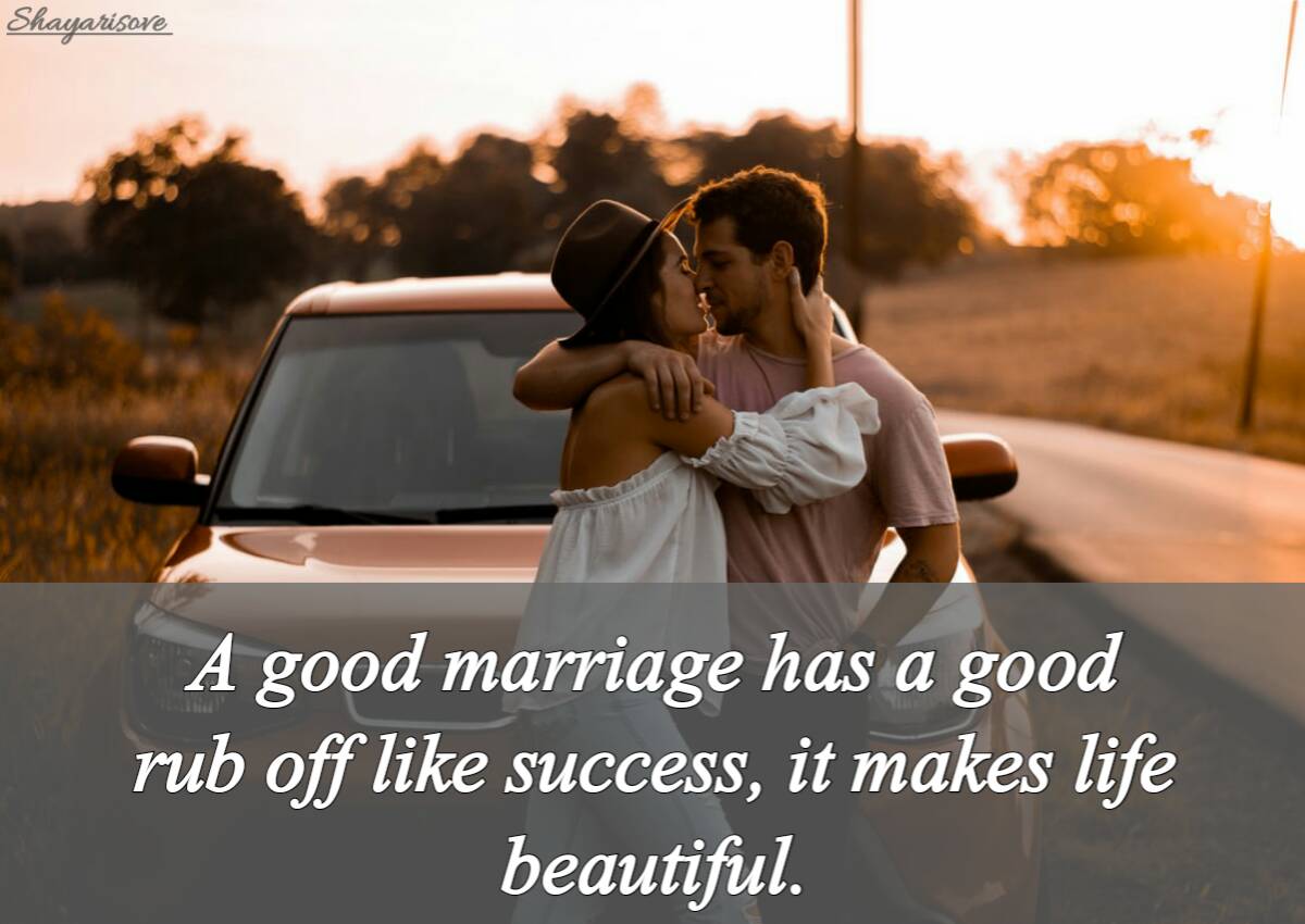 A good marriage