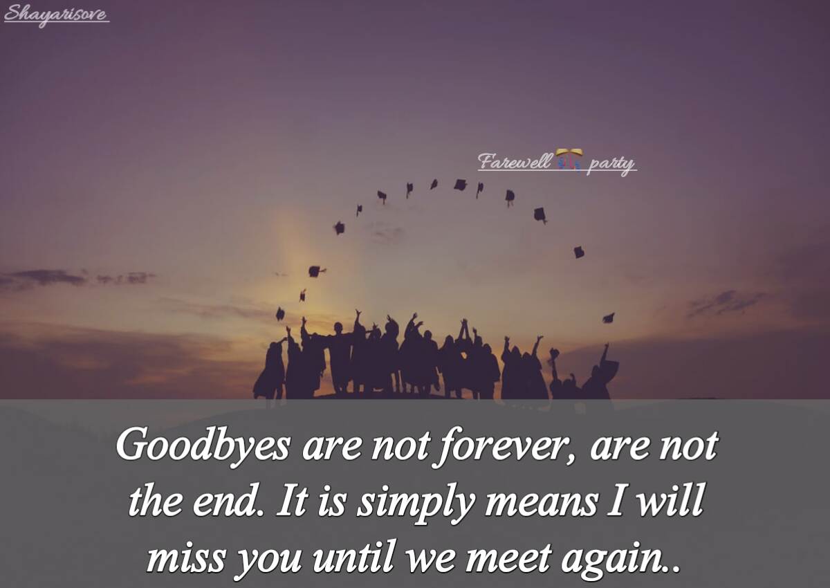 Goodbyes