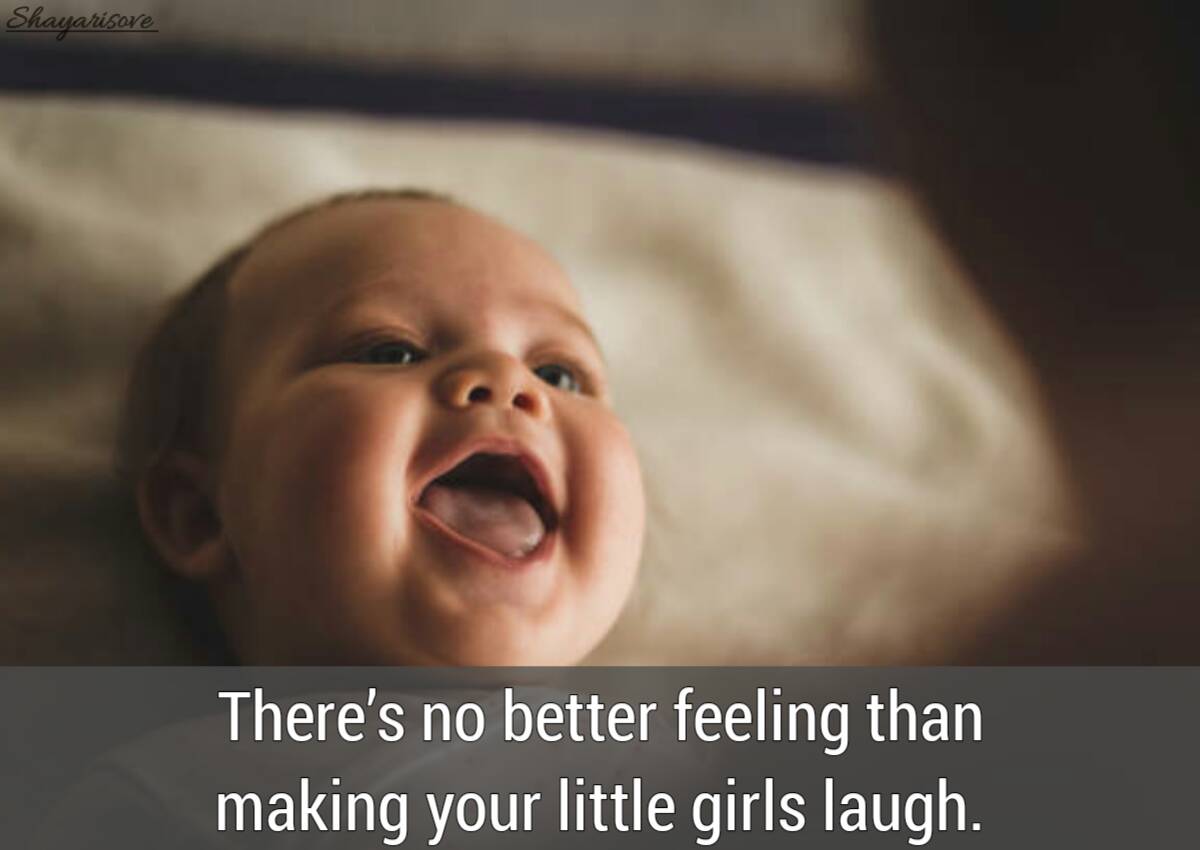little girls laugh